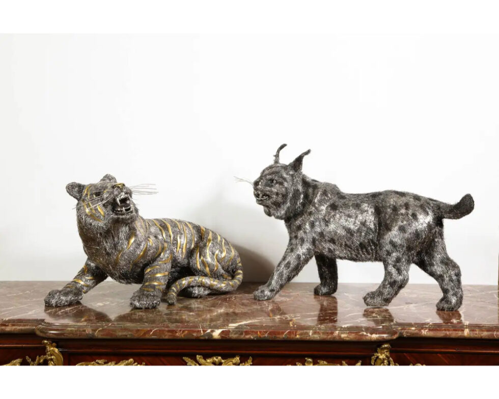 Gianmaria Buccellati, a Rare and Exceptional Italian Silver Bobcat - Image 18
