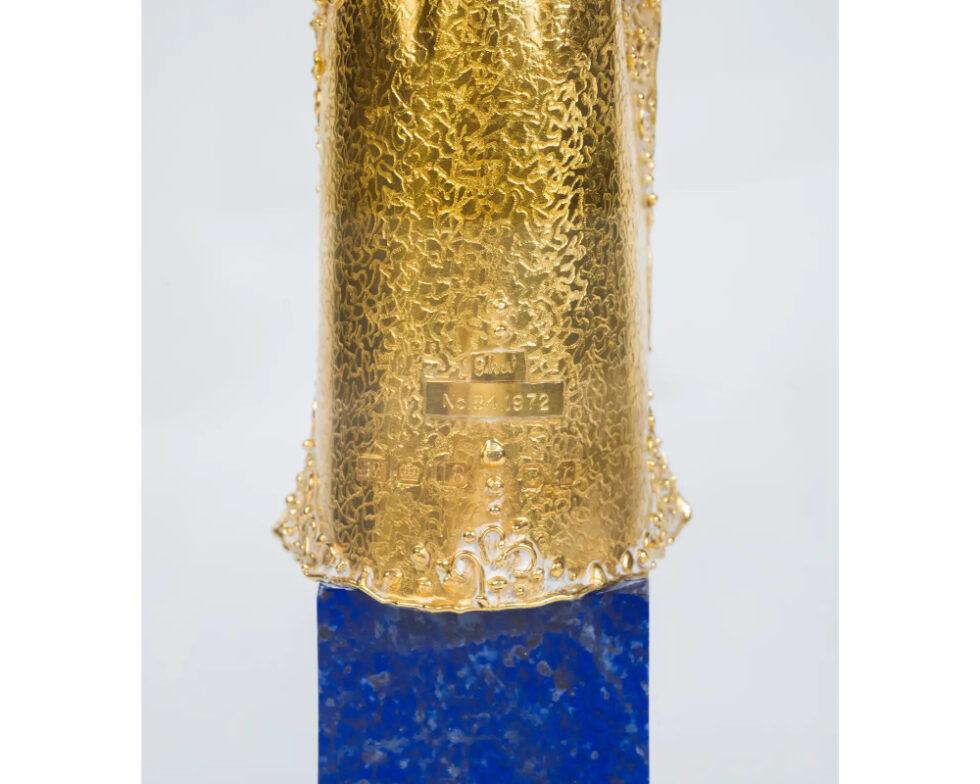 An 18K Gold and Gem Set Bust of a King, by George Weil London - Image 9