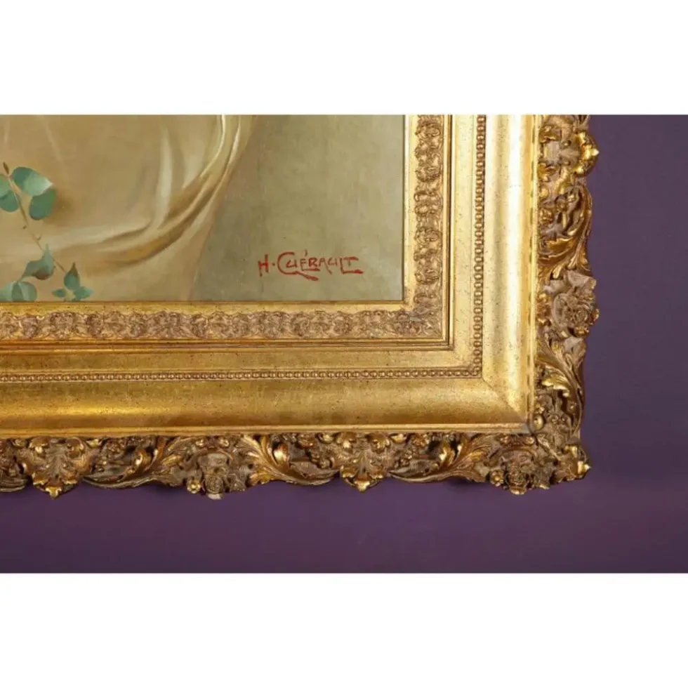 H. Guérault (French, 19th/20th Century) "The Little Prince" Oil on Canvas - Image 8