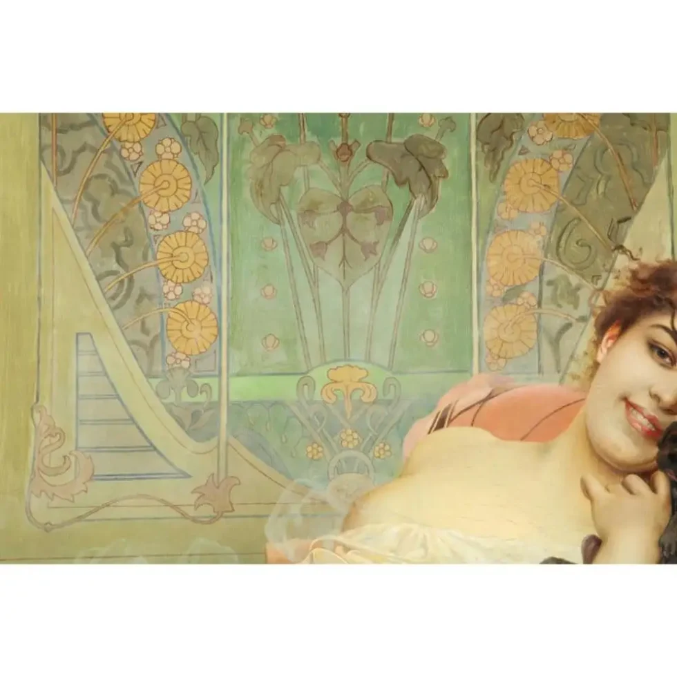 H. Guérault (French, 19th/20th Century) "The Little Prince" Oil on Canvas - Image 5