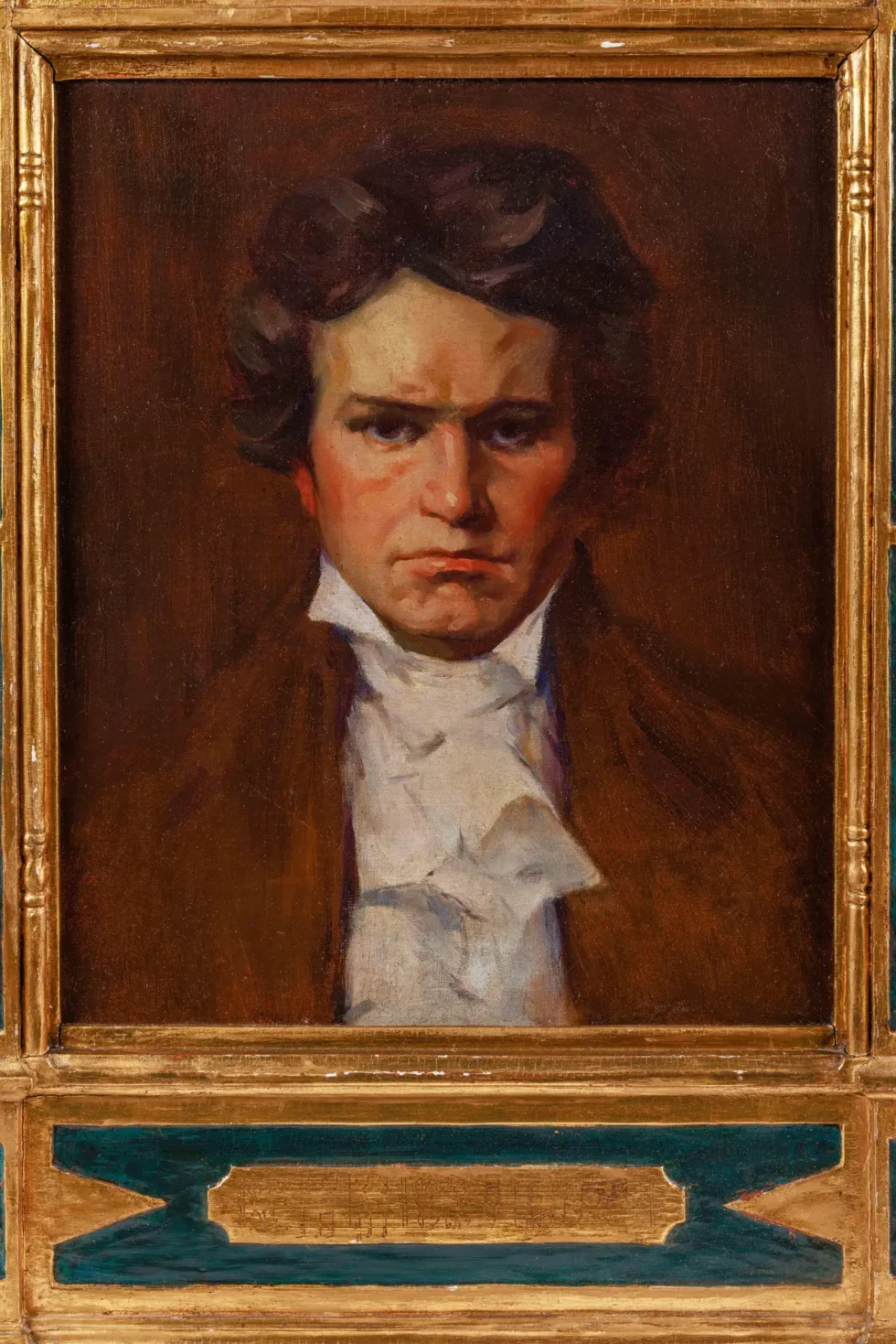 "The Three B's of Music" Beethoven, Bach, & Brahms, An Extremely Rare Painting - Image 10