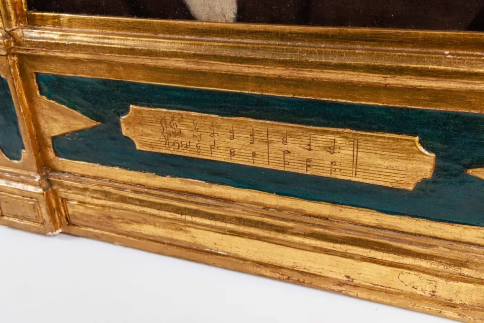 "The Three B's of Music" Beethoven, Bach, & Brahms, An Extremely Rare Painting - Image 6