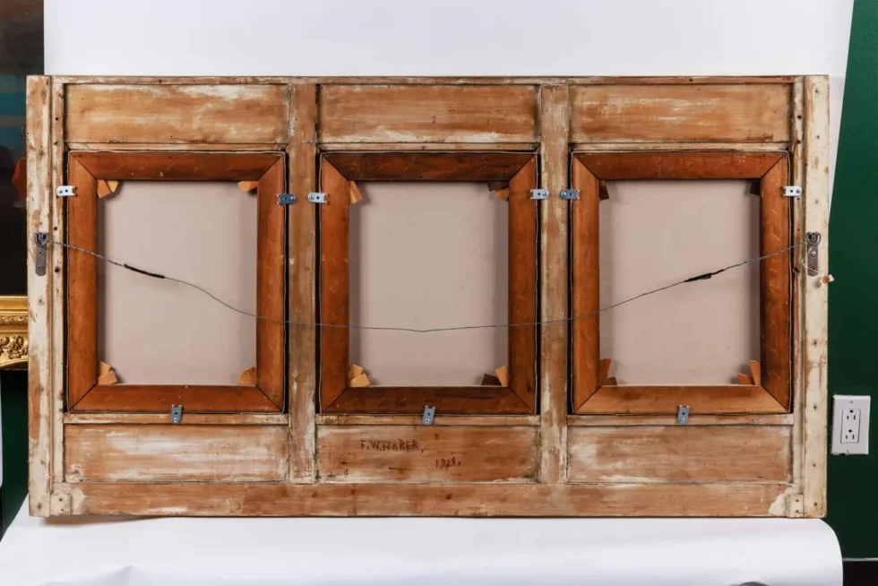 "The Three B's of Music" Beethoven, Bach, & Brahms, An Extremely Rare Painting - Image 3