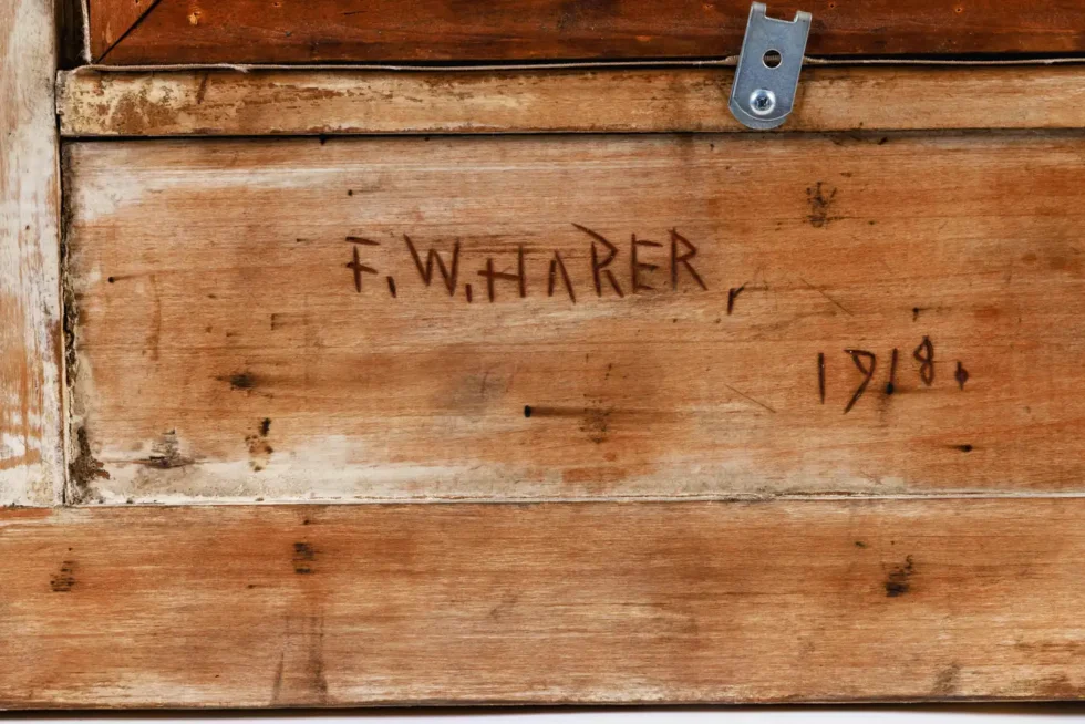 "The Three B's of Music" Beethoven, Bach, & Brahms, An Extremely Rare Painting - Image 2