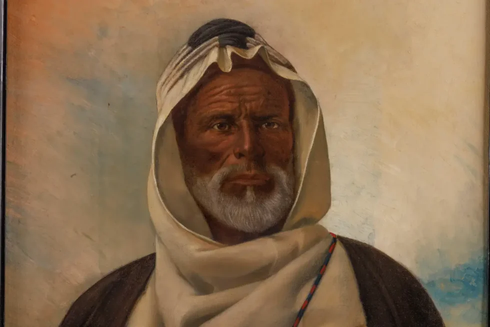 An Exceptional Quality Orientalist Portrait of "A Moorish Chief" 19th Century - Image 10
