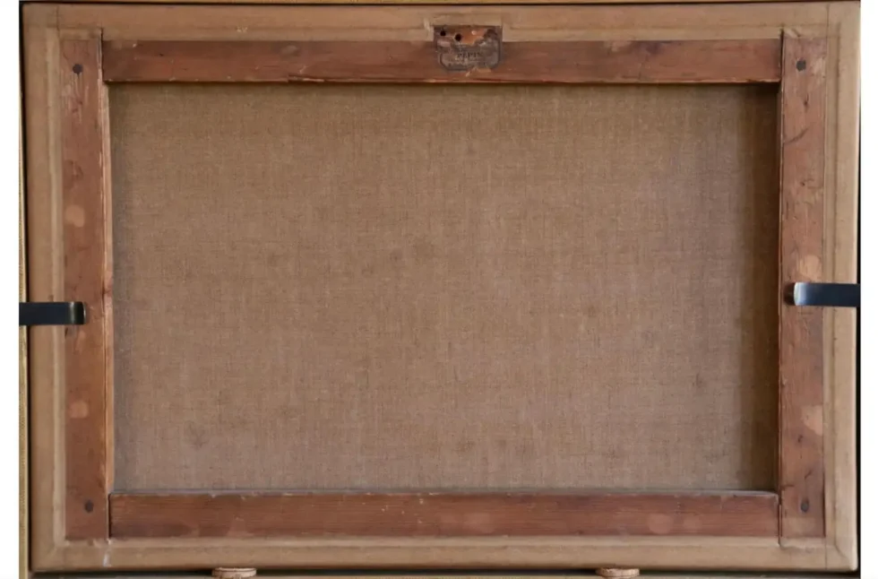 "Colossi of Memnon, Egypt" Rare Orientalist Landscape Painting - Image 3