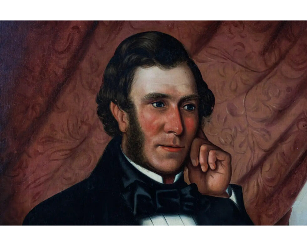 English School, A Rare Portrait of John Scott Russell and "The Great Eastern" 19th Century - Image 6