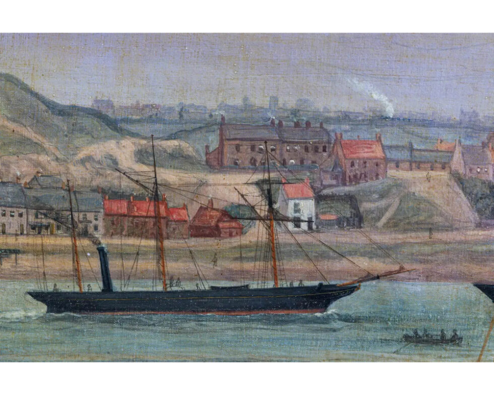 English School, A Rare Portrait of John Scott Russell and "The Great Eastern" 19th Century - Image 11