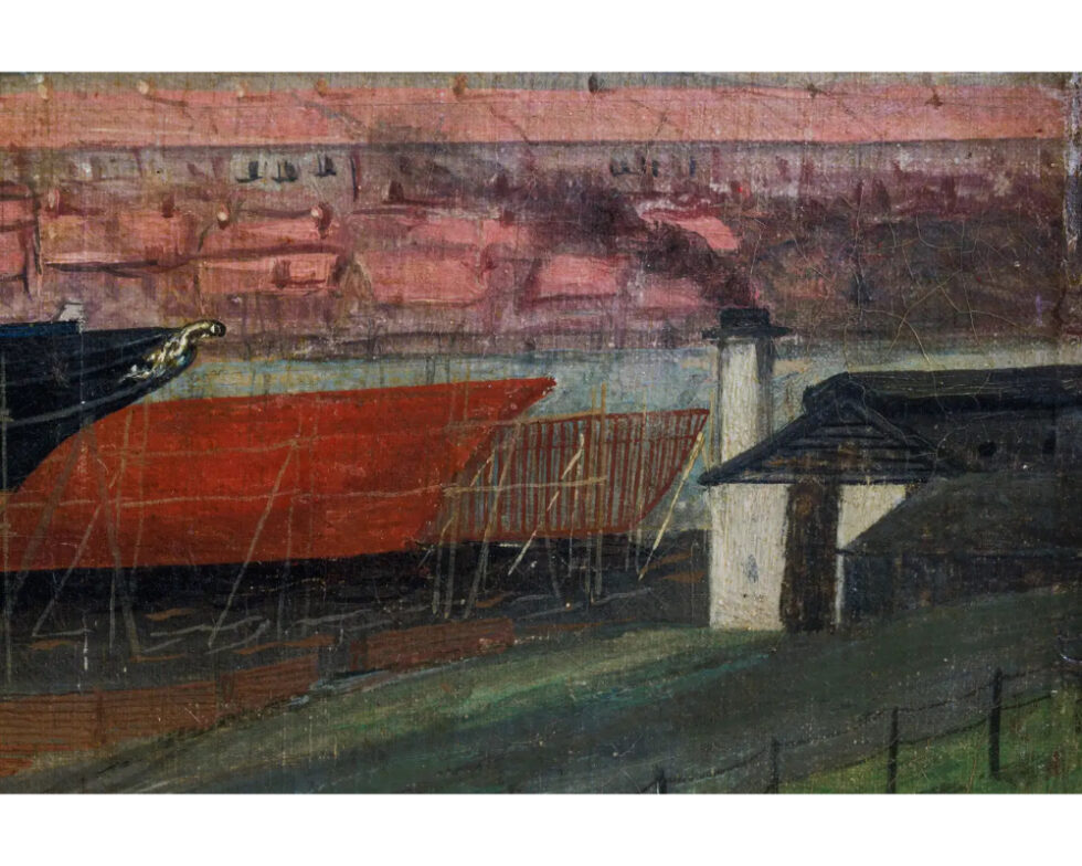 English School, A Rare Portrait of John Scott Russell and "The Great Eastern" 19th Century - Image 13