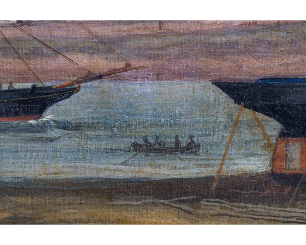 English School, A Rare Portrait of John Scott Russell and "The Great Eastern" 19th Century - Image 14