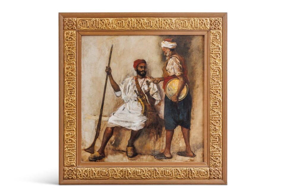 Edwin Lord Weeks (American, 1849-1903) "A Cup Of Coffee" An Orientalist Painting