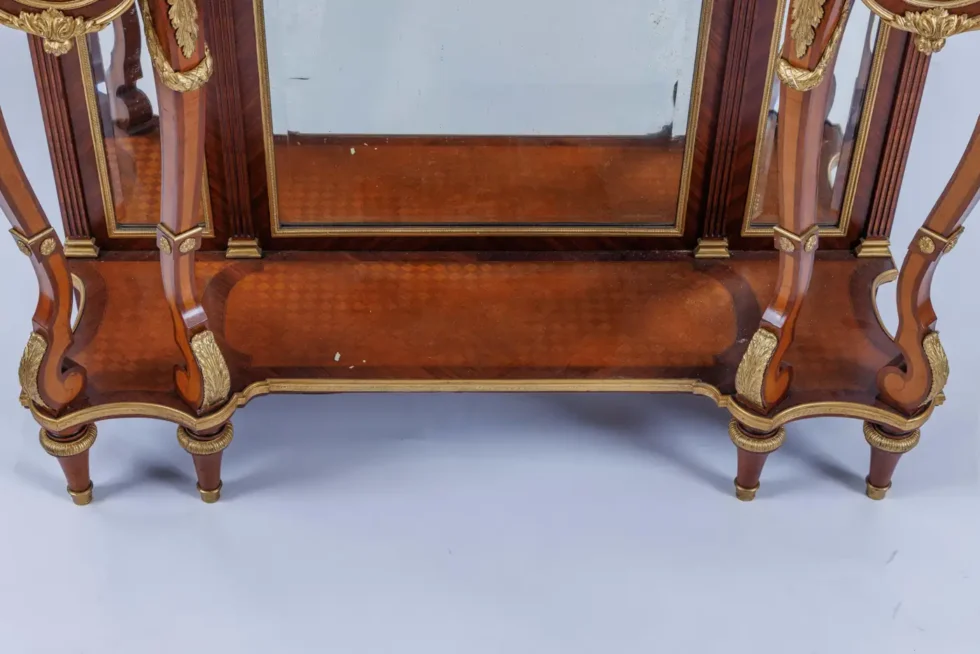 A French Ormolu Mounted Kingwood and Vernis Martin Console Table, Circa 1880 - Image 11