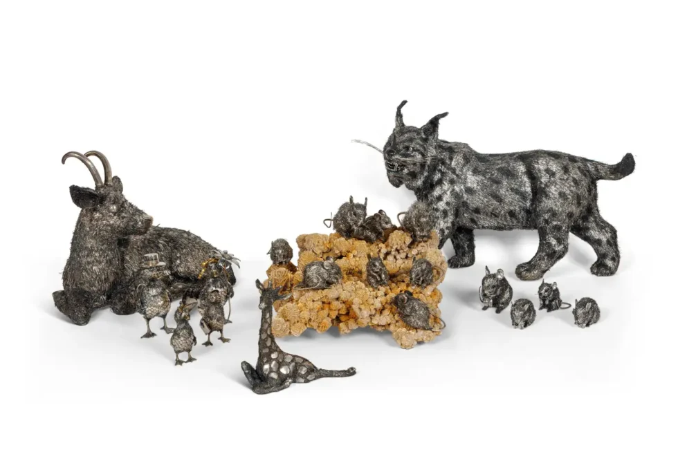 A Large Buccellati Silver Model of a Realistic Caribbean Spiny Lobster - Image 10