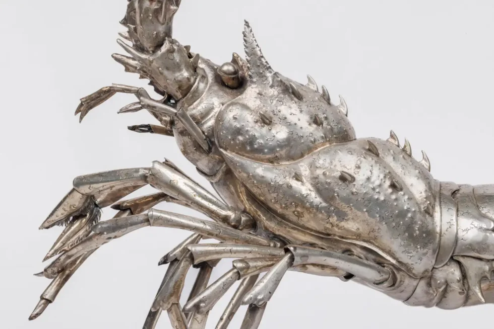 A Large Buccellati Silver Model of a Realistic Caribbean Spiny Lobster - Image 8