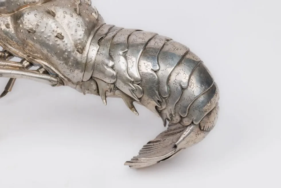 A Large Buccellati Silver Model of a Realistic Caribbean Spiny Lobster - Image 7