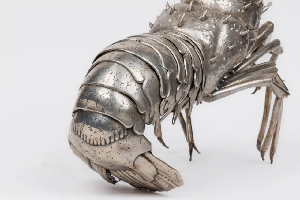 A Large Buccellati Silver Model of a Realistic Caribbean Spiny Lobster - Image 6