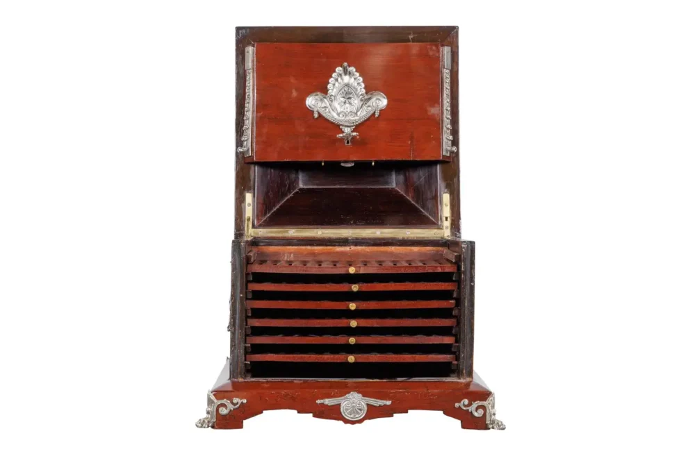 A Rare French Cigar Humidor by Charles Guillame Diehl and Jean Brandley - Image 4