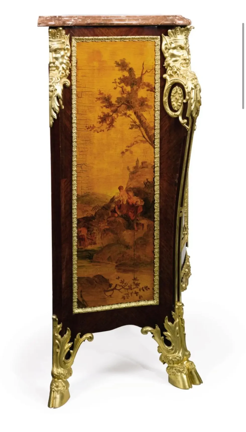 An Exceptional French Ormolu and Vernis Martin Kingwood Commode, Dasson - Image 4