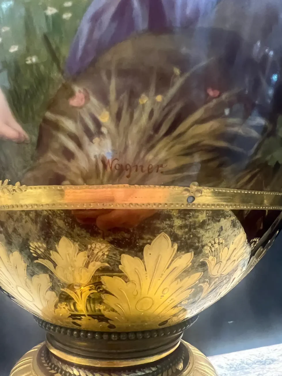 An Exceptional Berlin KPM Iridescent Jeweled Porcelain Vase "The Spring Dance" - Image 2