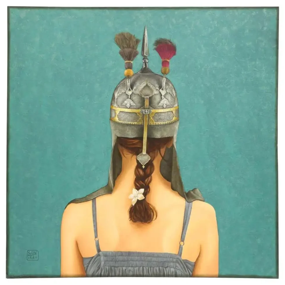 Morteza Pourhosseini "The Circus 5" Oil and Acrylic on Canvas 2013