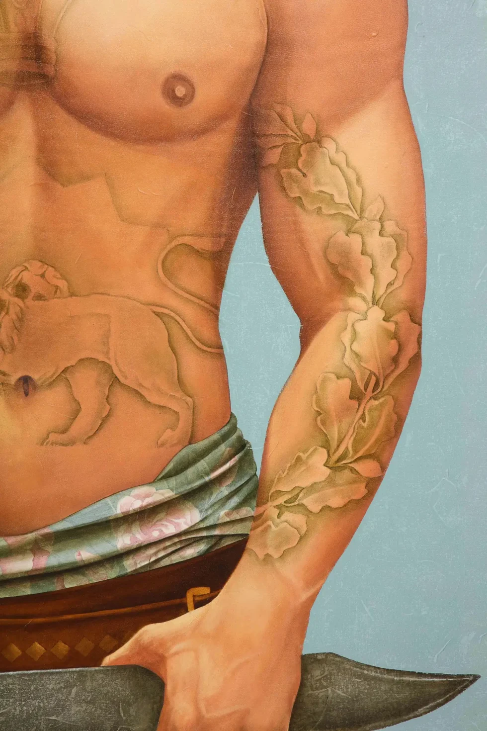 Morteza Pourhosseini "The Circus 15" Oil and Acrylic on Canvas - Image 11