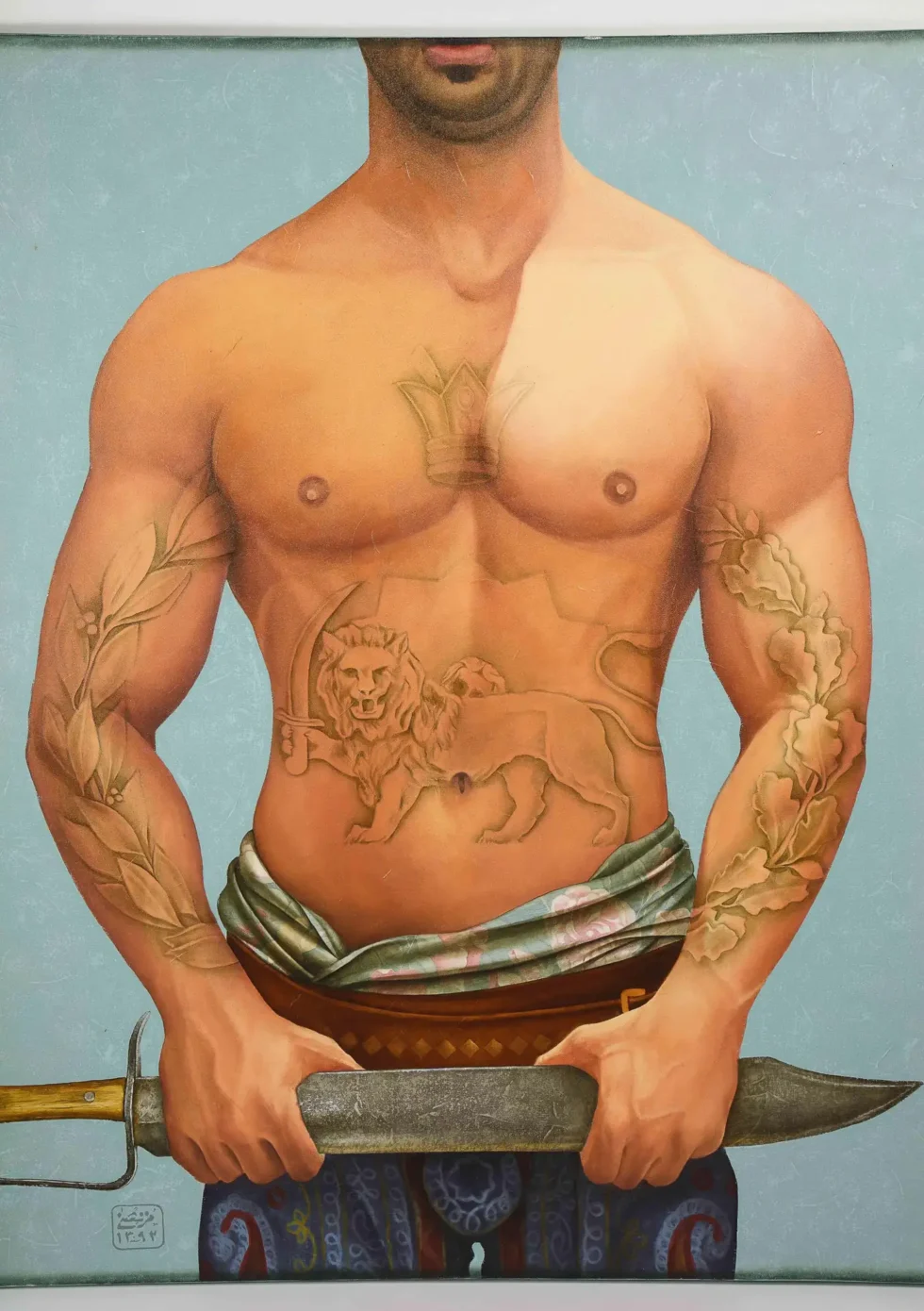 Morteza Pourhosseini "The Circus 15" Oil and Acrylic on Canvas - Image 3