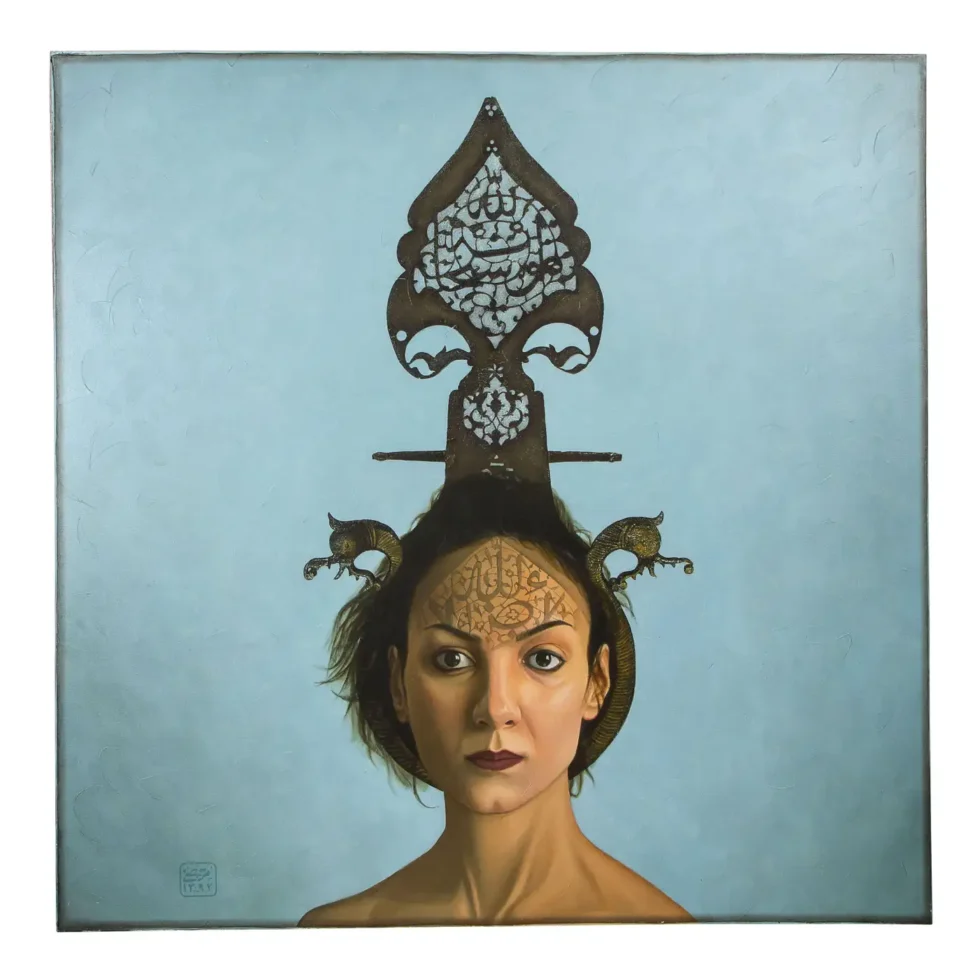 Morteza Pourhosseini "The Circus 1" Oil and Acrylic on Canvas 2013