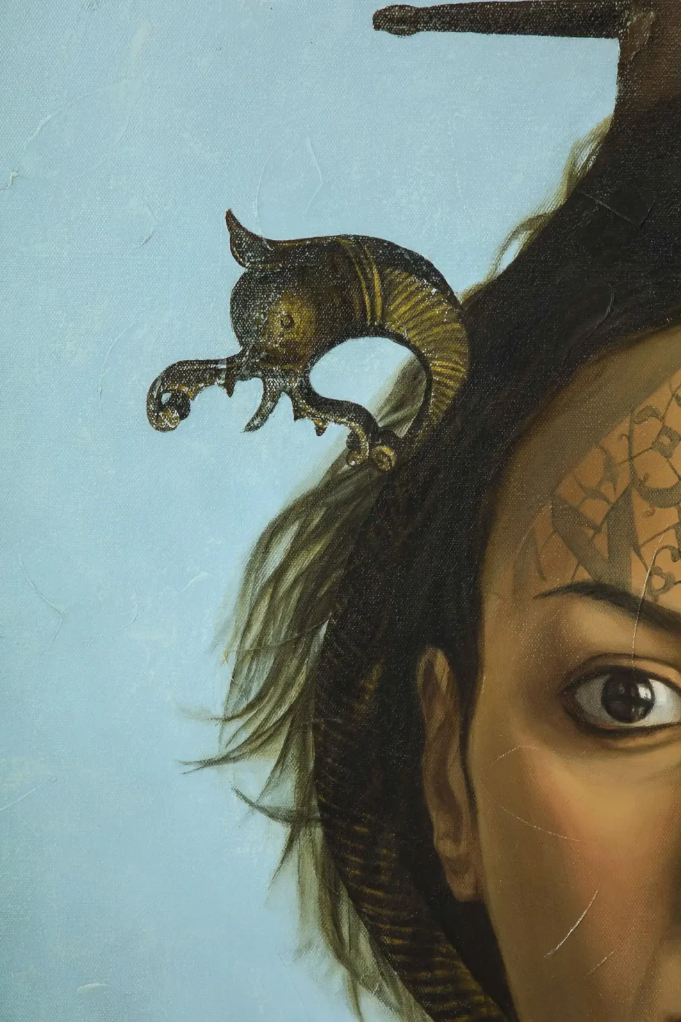 Morteza Pourhosseini "The Circus 1" Oil and Acrylic on Canvas 2013 - Image 8