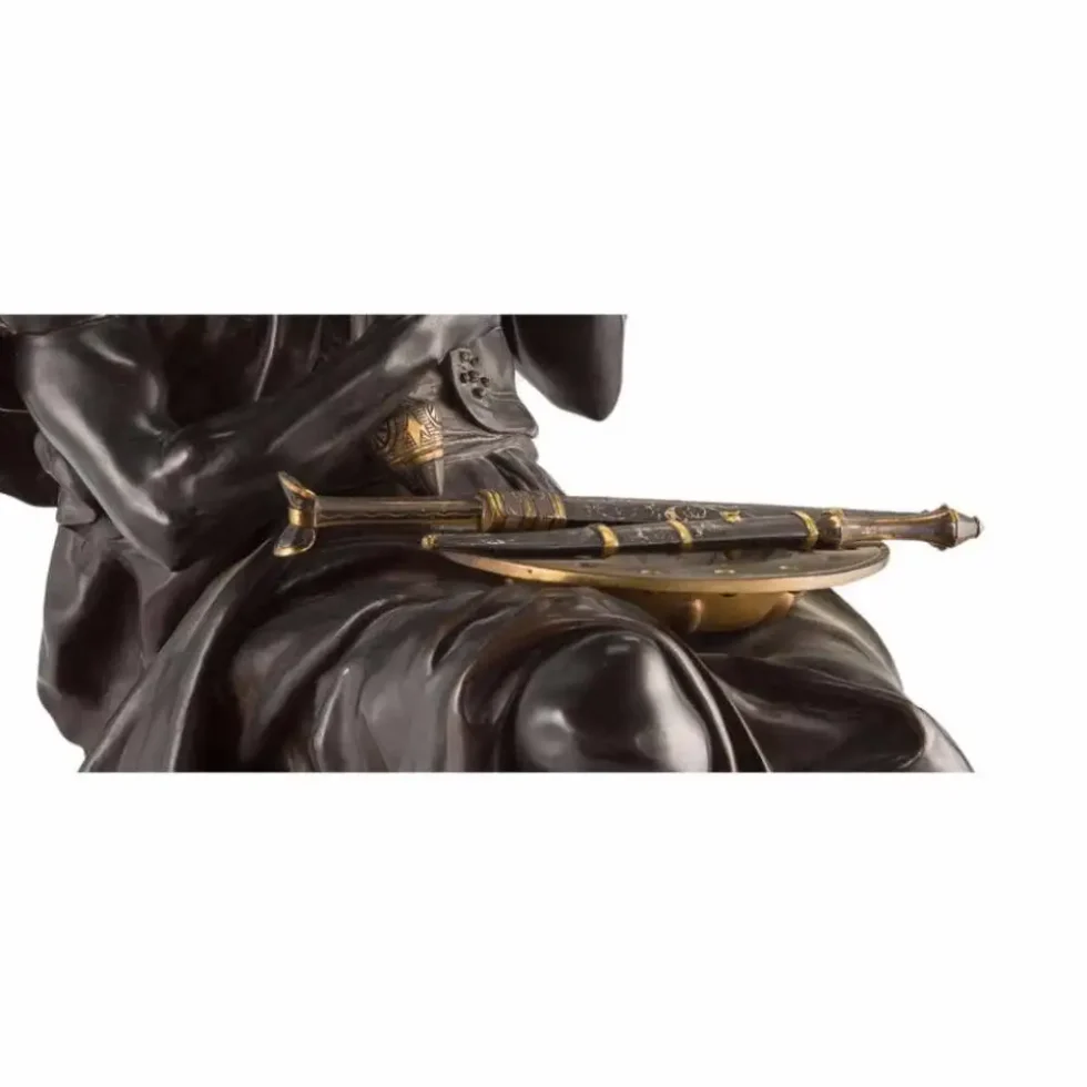 Emile-Edmond Peynot "Albaya' El Tunsi" The Tunisian Merchant Bronze, 1883 - Image 16