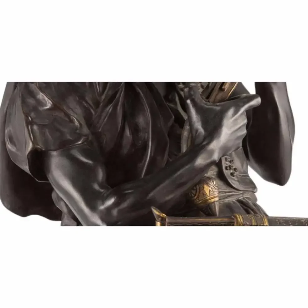 Emile-Edmond Peynot "Albaya' El Tunsi" The Tunisian Merchant Bronze, 1883 - Image 11