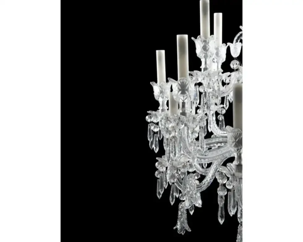 Cristalleries De Baccarat, a Large Pair of French Cut-Crystal Tsarine Torcheres - Image 3