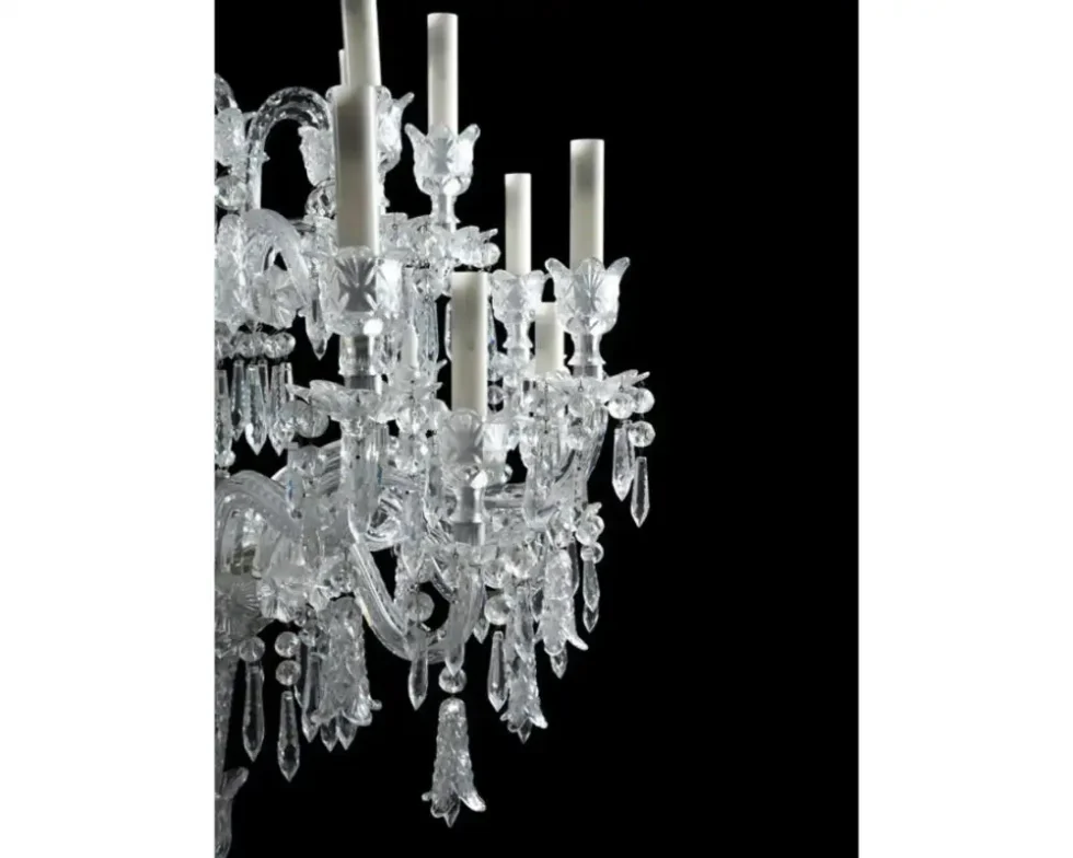 Cristalleries De Baccarat, a Large Pair of French Cut-Crystal Tsarine Torcheres - Image 4