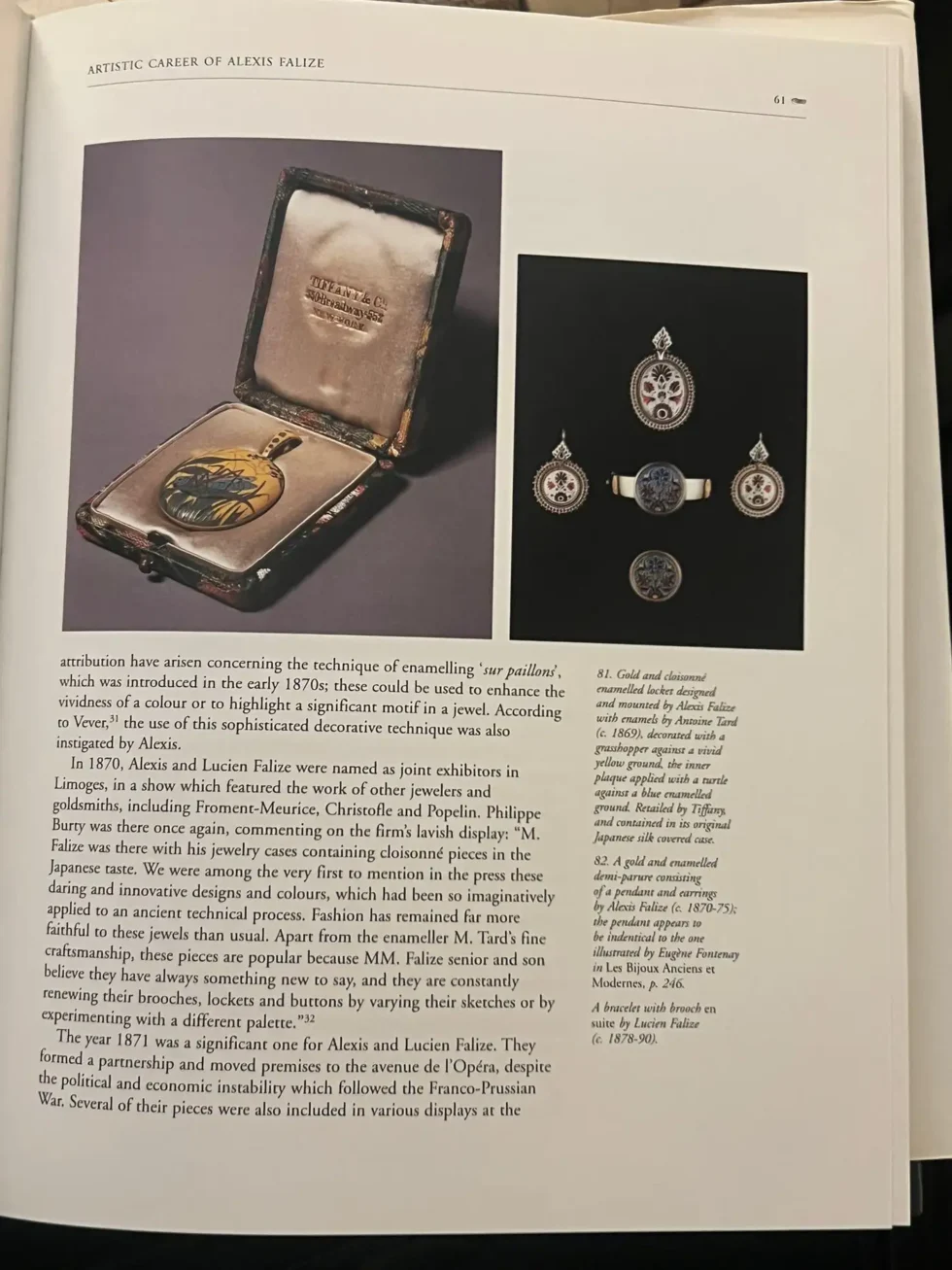 A Rare Alexis Falize Antique Gold and Cloisonné Enamel Locket, Circa 1867 - Image 11