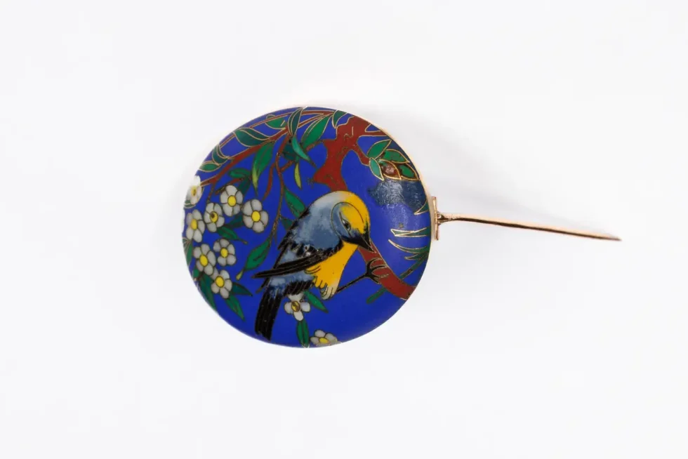 A Rare Alexis Falize Antique Gold and Cloisonné Enamel Locket, Circa 1867 - Image 6