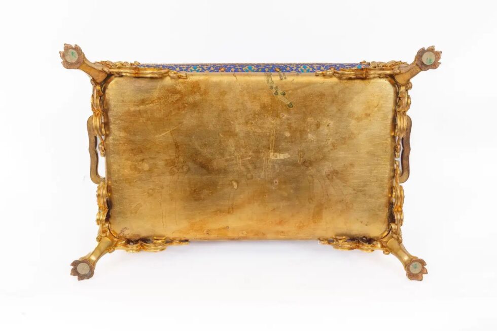 Exquisite Neo-Grec Ormolu & Champleve Enamel Jardiniere by Barbedienne & Sévin - Image 12