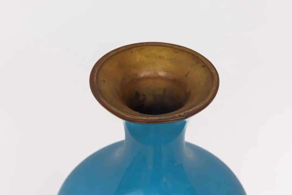 Monumental Pair of Japanese Cloisonné Enamel Vases with Warriors, Ota Tamashiro - Image 12