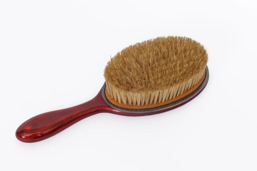 Exquisite Japanese Cloisonné Red Enamel Six-Piece Dressing Table Set, Ando Jubei - Image 12