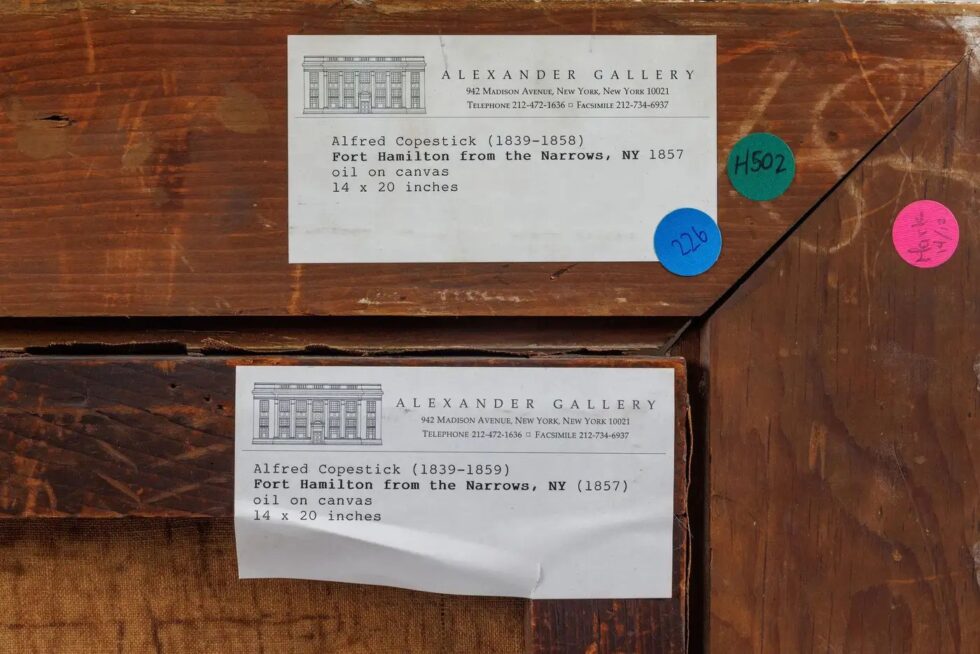 Alfred Copestick, Fort Hamilton from the Narrows, New York, 1857 - Image 11