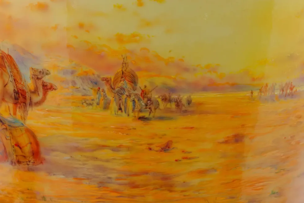 A Palatial Sevres Orientalist Vase ‘Prayers in the Desert’ by Andre Dore - Image 15