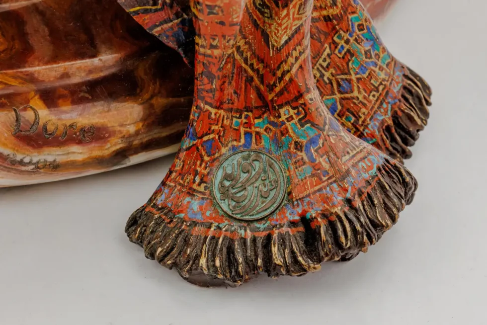 A Palatial Sevres Orientalist Vase ‘Prayers in the Desert’ by Andre Dore - Image 16