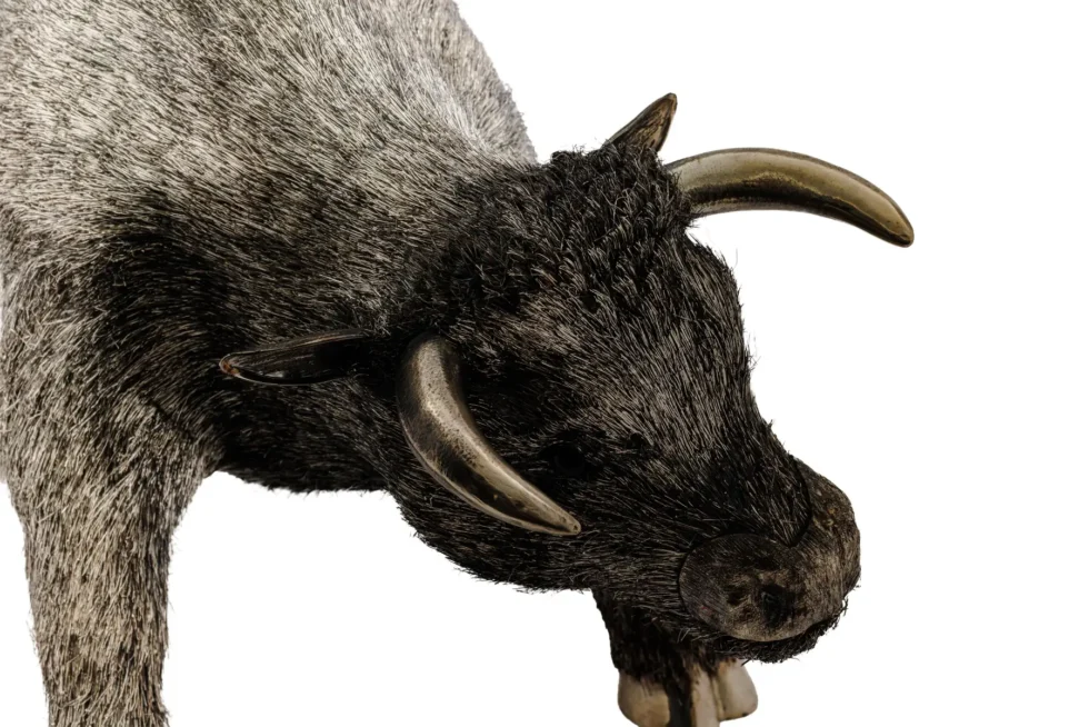 A Powerful Buccellati Sterling Silver Furry Model of a Bull - Image 9
