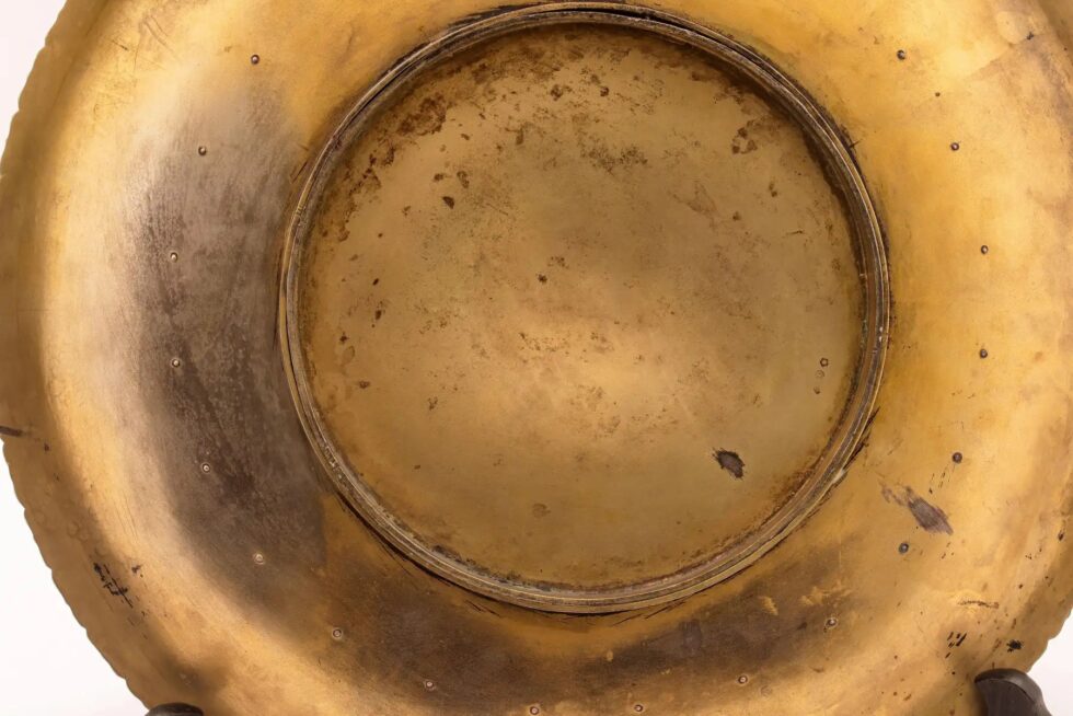 An Important Ottoman Yildiz Palace Silver Gilt and Enamel Plate, Sphinx of Egypt - Image 11