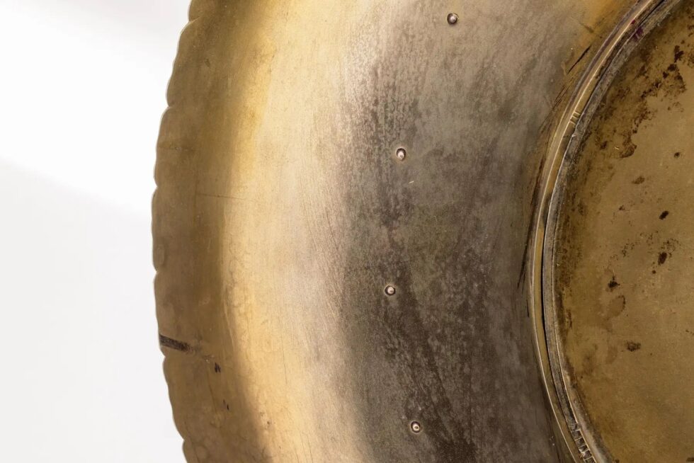 An Important Ottoman Yildiz Palace Silver Gilt and Enamel Plate, Sphinx of Egypt - Image 12