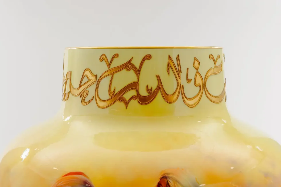 A Palatial Sevres Orientalist Vase ‘Prayers in the Desert’ by Andre Dore - Image 8