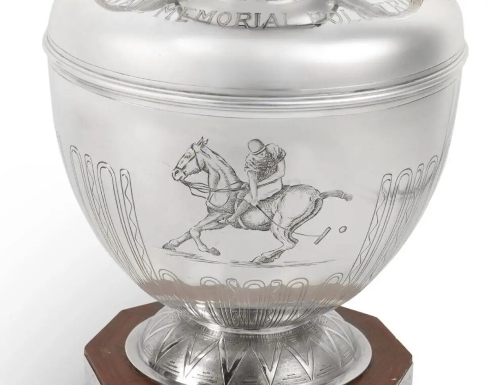 Rare One-of-a-Kind Buccellati Sterling Silver Polo Trophy for Boca Raton Polo - Image 4