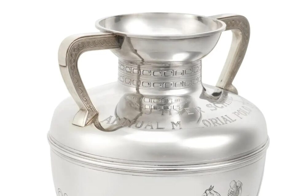 Rare One-of-a-Kind Buccellati Sterling Silver Polo Trophy for Boca Raton Polo - Image 6