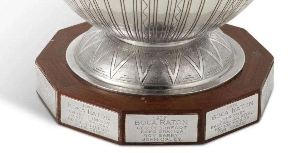 Rare One-of-a-Kind Buccellati Sterling Silver Polo Trophy for Boca Raton Polo - Image 7