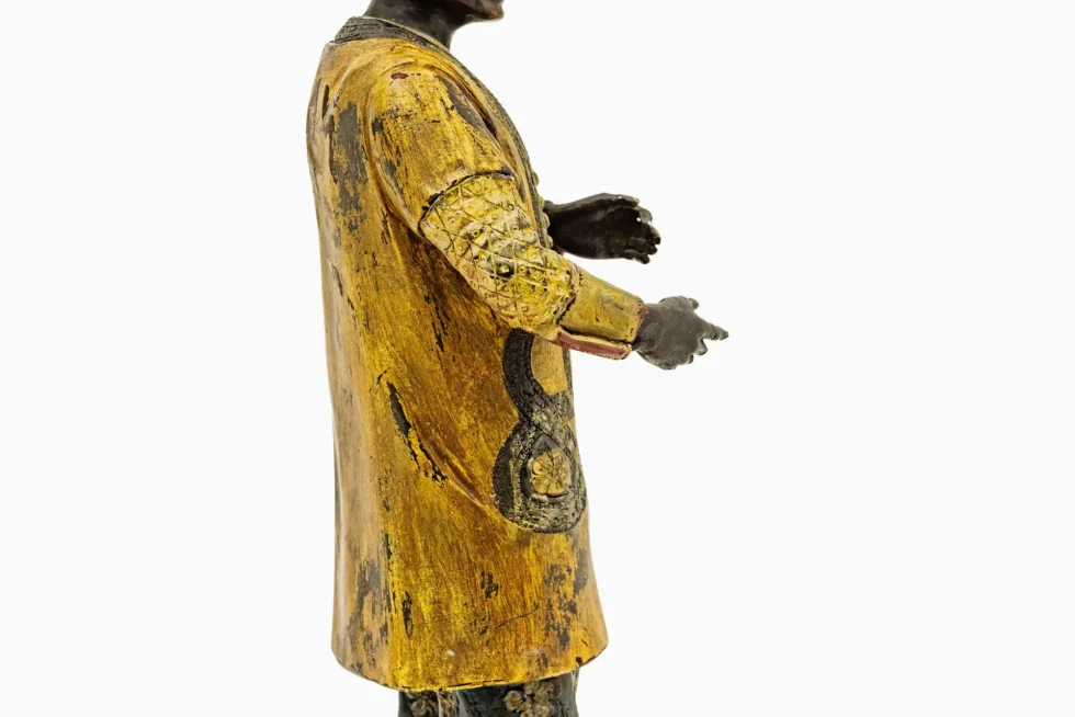 Exceptional Pair of 19th Century Orientalist Moorish Polychrome Bronze Figures - Image 11