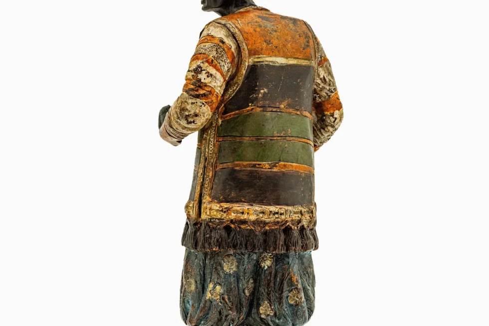 Exceptional Pair of 19th Century Orientalist Moorish Polychrome Bronze Figures - Image 18