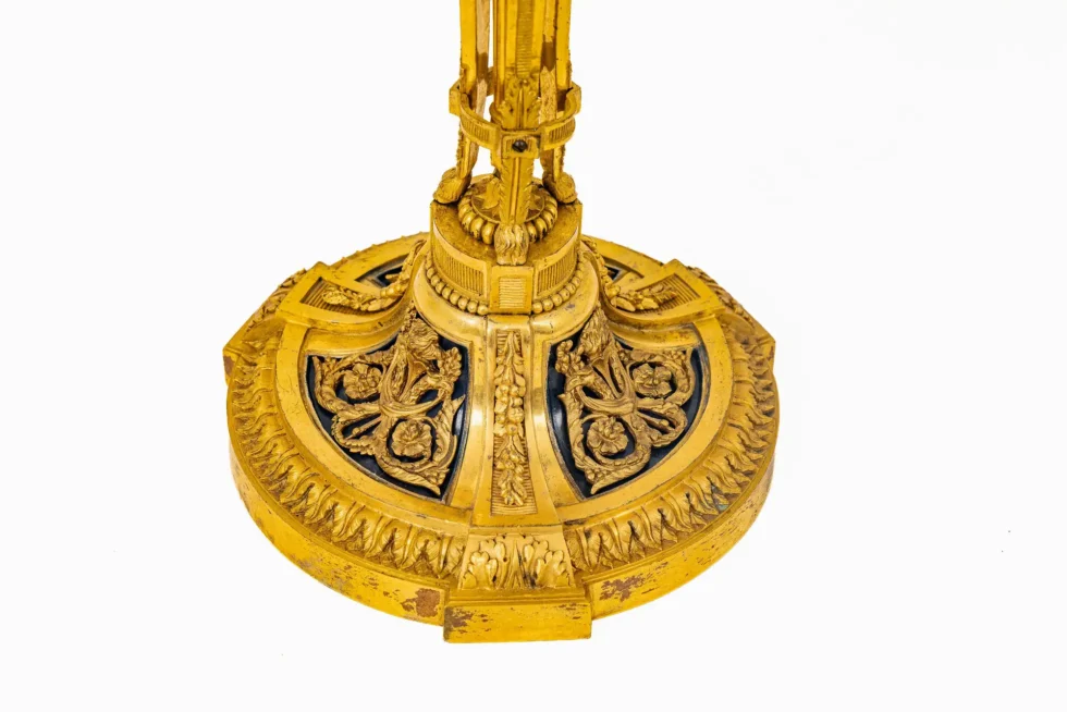 Exceptional Pair of French Ormolu Candlesticks by Millet, After Martincourt - Image 4